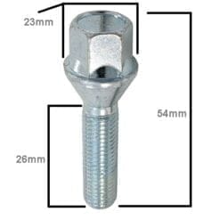 Hjulbultar M12 & M14 - 20st