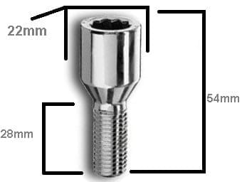 Tuner hjulbultar M12 & M14 - 20ST